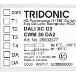 TRIDONIC Dali Eingangskontroller DALI XC G3 CWM 30 DA2 28002877