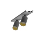 EASYLINE 2xSpot adj. Reflektor - Designer Leuchten Einheit für Lichtbandsystem silber 14W 20° 3000K CRI80 996322022
