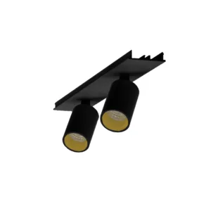 EASYLINE 2xSpot adj. Reflektor - Designer Leuchten Einheit für Lichtbandsystem schwarz 14W 20° 3000K CRI80 996322023