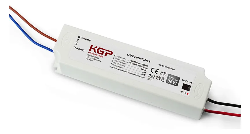 KGP LED Treiber Konstantspannung 220-240V, 50-60Hz, 12V, 0-36W ...