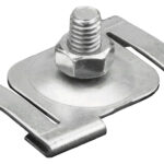 Halteclip für T-Schiene DC-003 mit Mutter ISO 4032 M6 für Deckenclip 99-018 - verzinkt AA1100139