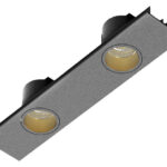 EASYLINE 2xSpot Reflektor, fixed - Designer Leuchten Einheit für Lichtbandsystem silber 14W 20° 3000K CRI80 996362022