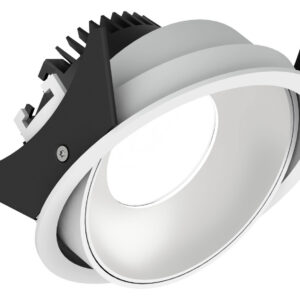 Fido 108 HV adj - Phasenabsch. Runde Einbauleuchten schwenkbar weiss/weiss 10W 80° 2200-3000K CRI93 847-F22B03655H02