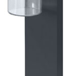 Moderne Leuchtenserie aus Aluminium mit Vintage oder klarem Glasdiffusor
