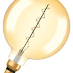 Dimmbare LED-Lampen, Vintage-Edition, klassische Ballform mit LED Technologie im dünnen dekorativen Glühwendel-Design