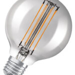 Dimmbare LED-Lampen, Vintage-Edition, klassische Ballform mit LED Technologie im dünnen dekorativen Glühwendel-Design