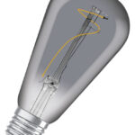 LED-Lampen, Vintage-Edition, klassische Kolbenform, Ballform und Edison-Kolbenform mit LED Technologie im dünnen dekorativen Glühwendel-Design
