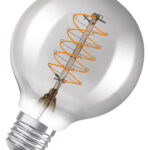 Dimmbare LED-Lampen, Vintage-Edition, klassische Ballform mit LED Technologie im dünnen dekorativen Glühwendel-Design