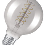 Dimmbare LED-Lampen, Vintage-Edition, klassische Ballform mit LED Technologie im dünnen dekorativen Glühwendel-Design