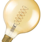 Dimmbare LED-Lampen, Vintage-Edition, klassische Ballform mit LED Technologie im dünnen dekorativen Glühwendel-Design