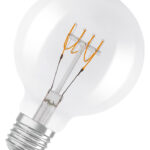 Dimmbare LED-Lampen, Vintage-Edition, klassische Ballform mit LED Technologie im dünnen dekorativen Glühwendel-Design