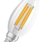 LED-Lampen mit GLOWdim-Effekt, klassische Kerzenform