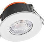 Abdeckbarer Spot mit CCT und Power Select (CPS) in fester Ausführung