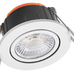 Abdeckbarer Spot mit CCT und Power Select (CPS) in verstellbarer Ausführung