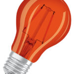 Farbige LED-Lampen, klassische Kolbenform, mit Schraubsockel