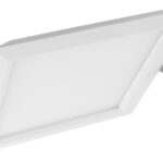 Flache Downlightleuchten mit integriertem Treiber, quadratisch