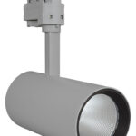 Schlanker, minimalistischer 3-Phasen-Stromschienen-Strahler, mittlere Wattleistung