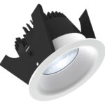 Linea 75 HV - Phasenabsch. Runde Einbauleuchten starr weiss 10W 40° 2700K CRI93 847-912A03MW5A02