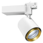 Odion XL - Schienenstrahler dreh-schwenkbar weiss/gold 57W 37° 4000K CRI80 847-35040361HE02