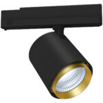 Odion XS - BLE Schienenstrahler dreh-schwenkbar schwarz/gold 32W 60° 3000K CRI97 847-35040371J302