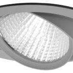 roundCENTURY 183 - Runde Einbauleuchten kardanisch silber 33W 60° 4000K CRI90 628-AE82796.01.92