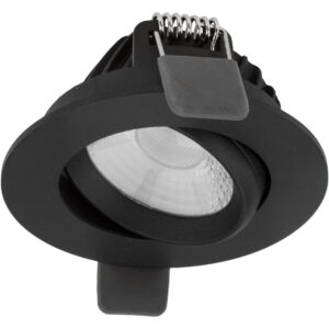 LED Einbauleuchte schwenkbar, roundCENTURY 68 schwarz 6W 36° 2700K CRI80 AA81038.02.90