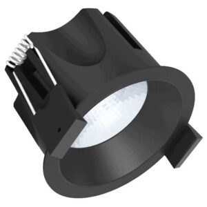 roundFFECT 68 - DALI Human Centric Lighting starr mattschwarz/schwarz 12W 75° 1800-16000K/RGB CRI90 752-TC40019.72.56.51