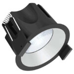roundFFECT 68 - DALI Human Centric Lighting starr schwarz/weiss 12W 75° 1800-16000K/RGB CRI90 TC40019.85.56.51