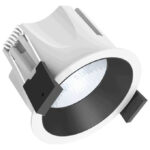 roundFFECT 68 - NeoLink Human Centric Lighting starr weiss/schwarz 12W 75° 1800-16000K/RGB CRI90 TC40019.62.56.53