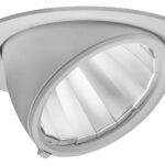 roundVISION 90 - Runde Einbauleuchten dreh-ausschwenkbar silber 13W 18° 2700K CRI92 AG41620.01.90