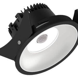 SensorFido 98 HV - Runde Einbauleuchten starr schwarz/weiss 15W 80° 3000K CRI83 847-F12S03765D02