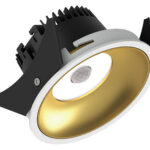 SensorFido 98 HV - Runde Einbauleuchten starr weiss/gold 15W 80° 4000K CRI83 847-F12S03615F02