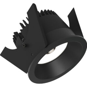 Sensor Strada 75 - Runde Einbauleuchten starr schwarz/schwarz 15W 80° 3000K CRI83 847-852S03725D02
