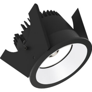 Sensor Strada 75 - Runde Einbauleuchten starr schwarz/weiss 15W 80° 3000K CRI83 847-852S03765D02