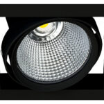 squareCENTURY 183 - Eckige Einbauleuchten kardanisch schwarz 33W 60° 4000K CRI90 628-AE82811.02.92