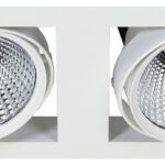 squareCENTURY 283 - Eckige Einbauleuchten kardanisch weiss 27W 60° 3000K CRI90 AE82822.00.91