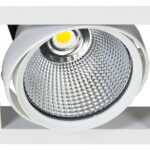 squareCENTURY 383 - Eckige Einbauleuchten kardanisch weiss 33W 60° 4000K CRI90 628-AE82841.00.92