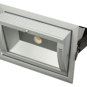 squareCENTURY 445 - Eckige Einbauleuchten ausschwenkbar silber 20W 100° 2700K CRI92 119-AE82603.01.90