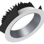 Strada 185 LV - 1-10V Runde Einbauleuchten starr weiss/silber 32W 80° 3000K CRI97 847-851C0363YG02