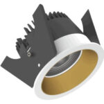 Strada 75 LV-TW - DALI Runde Einbauleuchten starr weiss/kupfer 11W 60° 2700-6500K CRI94 847-856B03644W02
