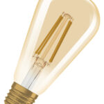 Dimmbare LED-Lampen, Vintage-Edition, klassische Edison-Kolbenform mit LED Technologie im Glühwendel-Design