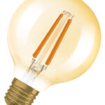 Dimmbare LED-Lampen, Vintage-Edition, klassische Ballform mit LED Technologie im  Glühwendel-Design