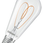 Dimmbare LED-Lampen, Vintage-Edition, klassische Edison-Kolbenform mit LED Technologie im Glühwendel-Design