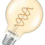 Dimmbare LED-Lampen, Vintage-Edition, klassische Ballform mit LED Technologie im  Glühwendel-Design