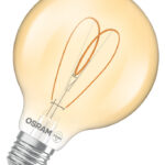 Dimmbare LED-Lampen, Vintage-Edition, klassische Ballform mit LED Technologie im  Glühwendel-Design