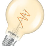 Dimmbare LED-Lampen, Vintage-Edition, klassische Ballform mit LED Technologie im  Glühwendel-Design