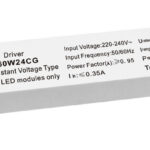 KGP LED Treiber Konstantspannung 220-240V, 50-60Hz, 24V, 0-60W, IP20 LV60W24