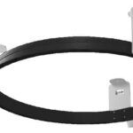 Relco S.r.l Leuchtenrahmen für Relco-Leuchte, Modell Mercedes, Farbe Schwarz, Durchmesser 600 mm 6048-600RB-Ø600
