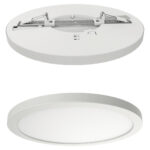 LED NOVE 3CCT - Runde Einbauleuchten starr weiss 6W/12W/18W 120° 3000K/4000K/6000K CRI80 NOVE C-R 225