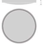 Robuste Wand- und Deckenleuchte mit IP65 und IK10 Schutz und Sensor